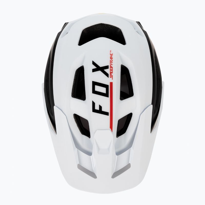 Fox Racing Speedframe Pro Blocked fekete-fehér kerékpáros sisak 29414_058 6