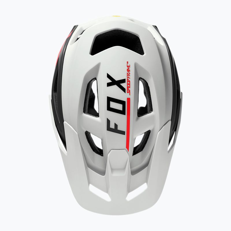 Fox Racing Speedframe Pro Blocked fekete-fehér kerékpáros sisak 29414_058 12