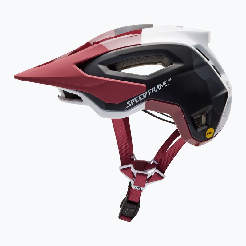 Fox Racing Speedframe Pro kerékpáros sisak piros-fehér 31197_247 8