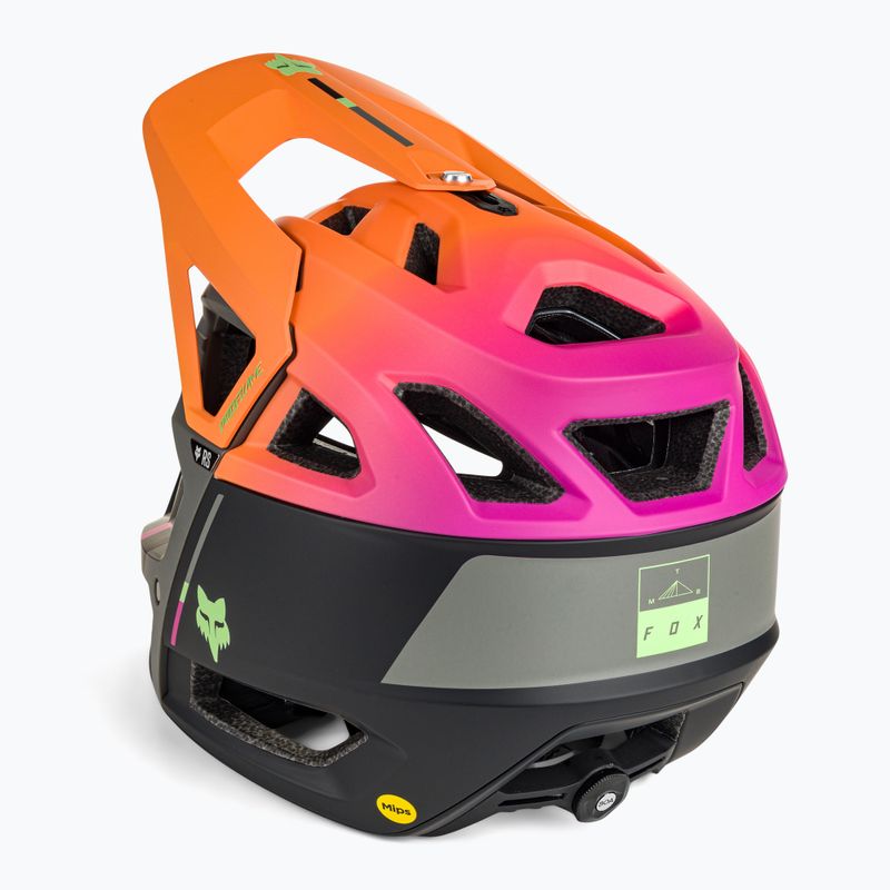 Fox Racing Proframe RS kerékpáros sisak CLYZO fekete-narancs 30920_009 4