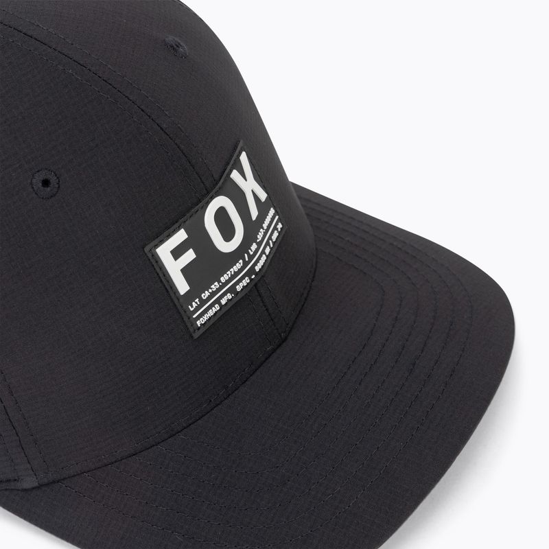 Férfi Fox Racing Non Stop Tech Flexfit baseball sapka fekete 3