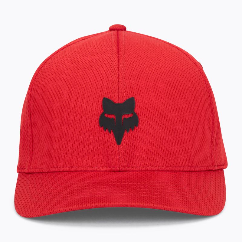 Férfi Fox Racing Fox Head Tech Flexfit kalap lángvörös 2