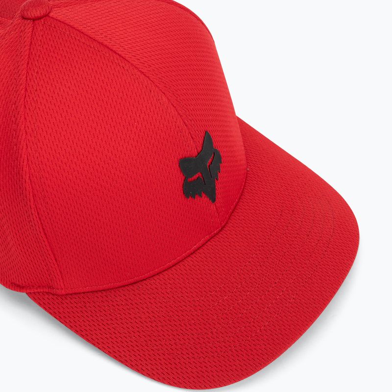 Férfi Fox Racing Fox Head Tech Flexfit kalap lángvörös 3