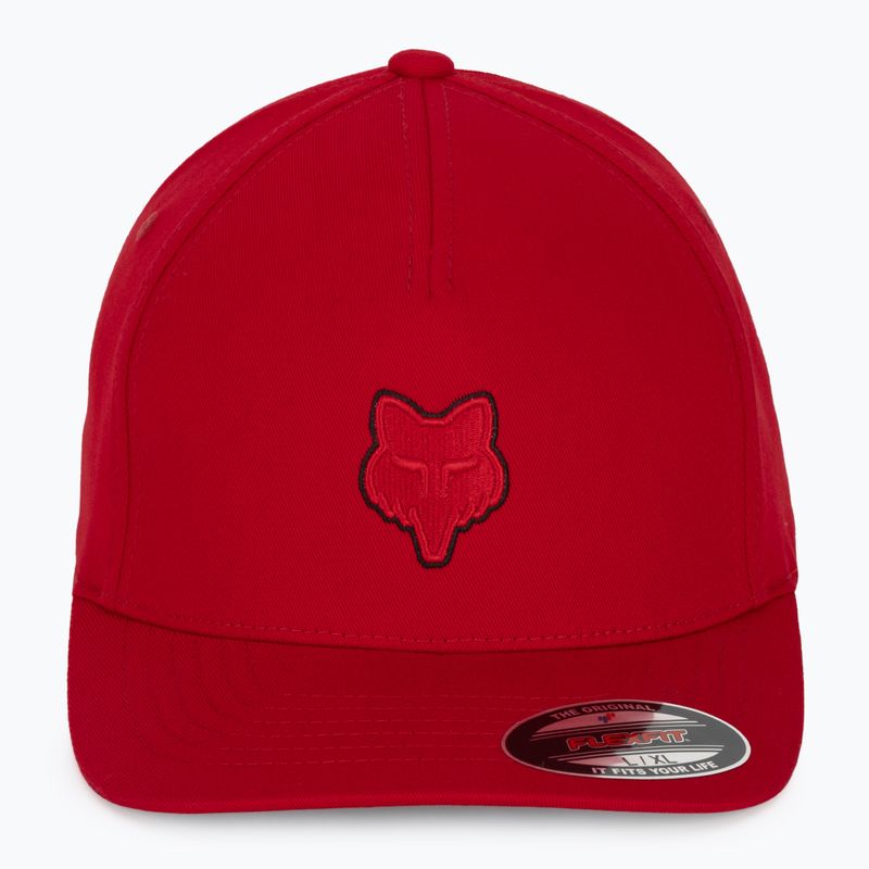 Baseballsapka Fox Racing Fox Head Flexfit flame red 2
