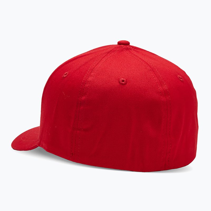 Baseballsapka Fox Racing Fox Head Flexfit flame red 2
