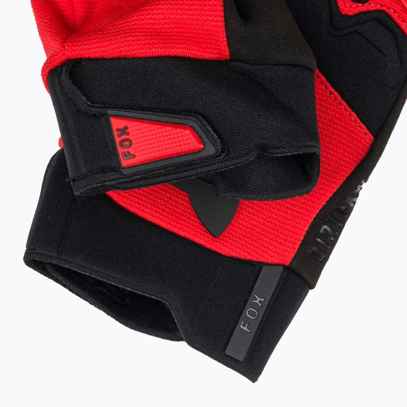 Férfi kerékpáros kesztyű Fox Racing Dirtpaw fluoreszkáló 6