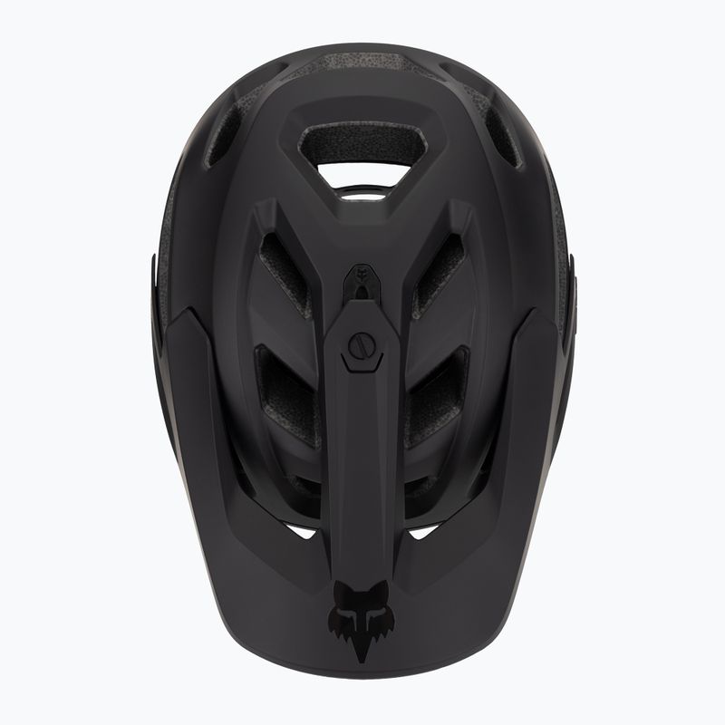 Fox Racing Dropframe Pro matt fekete kerékpáros sisak 6