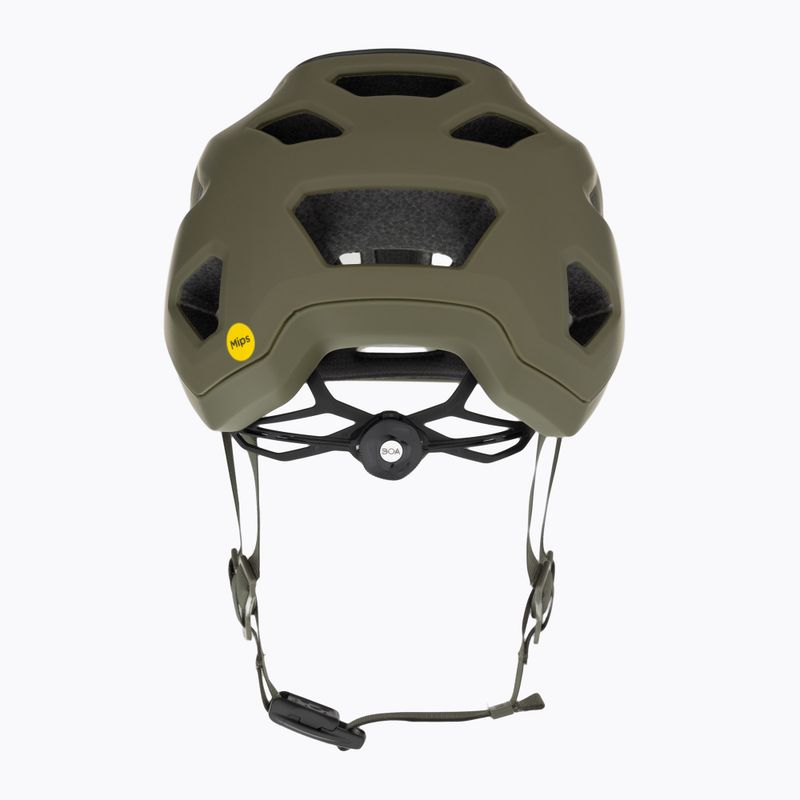 Fox Racing Crossframe Pro Ashr olívazöld kerékpáros sisak 3