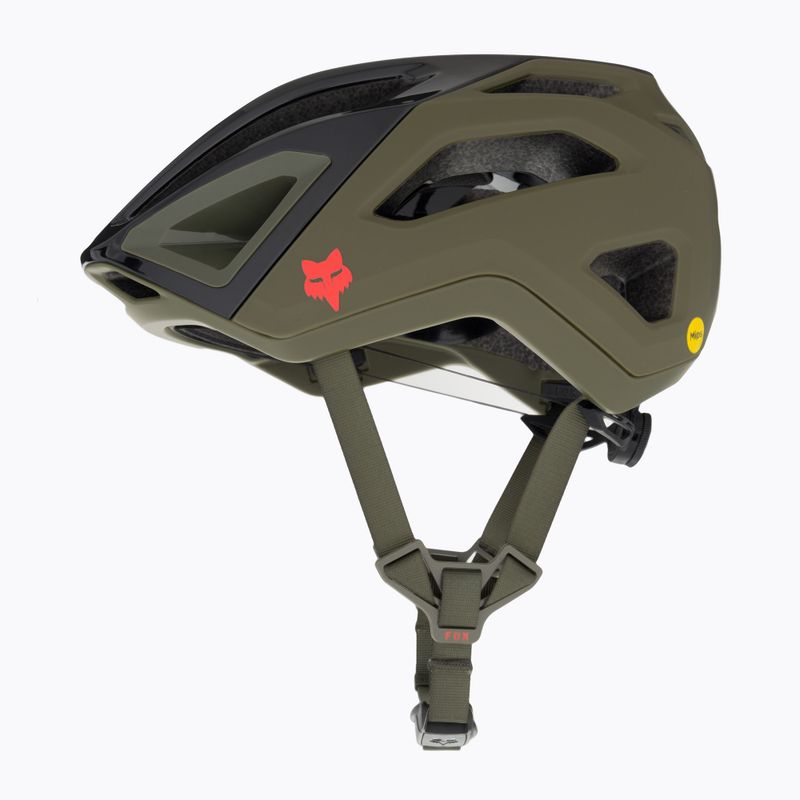 Fox Racing Crossframe Pro Ashr olívazöld kerékpáros sisak 5