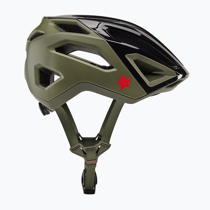 Fox Racing Crossframe Pro Ashr olívazöld kerékpáros sisak 7