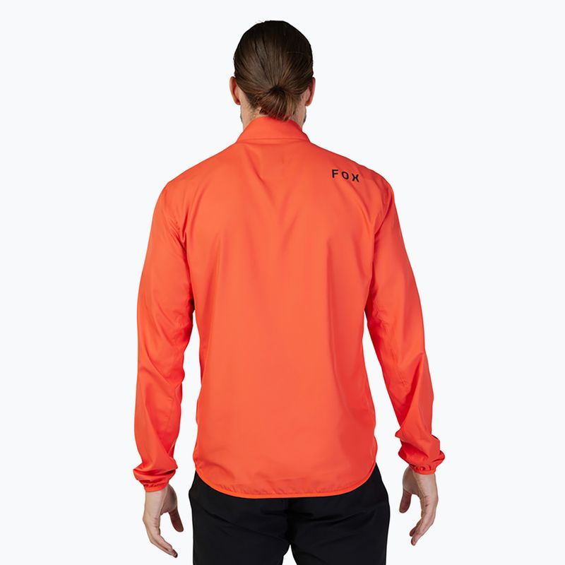 Férfi kerékpáros kabát  Fox Racing Ranger Wind orange flame 2