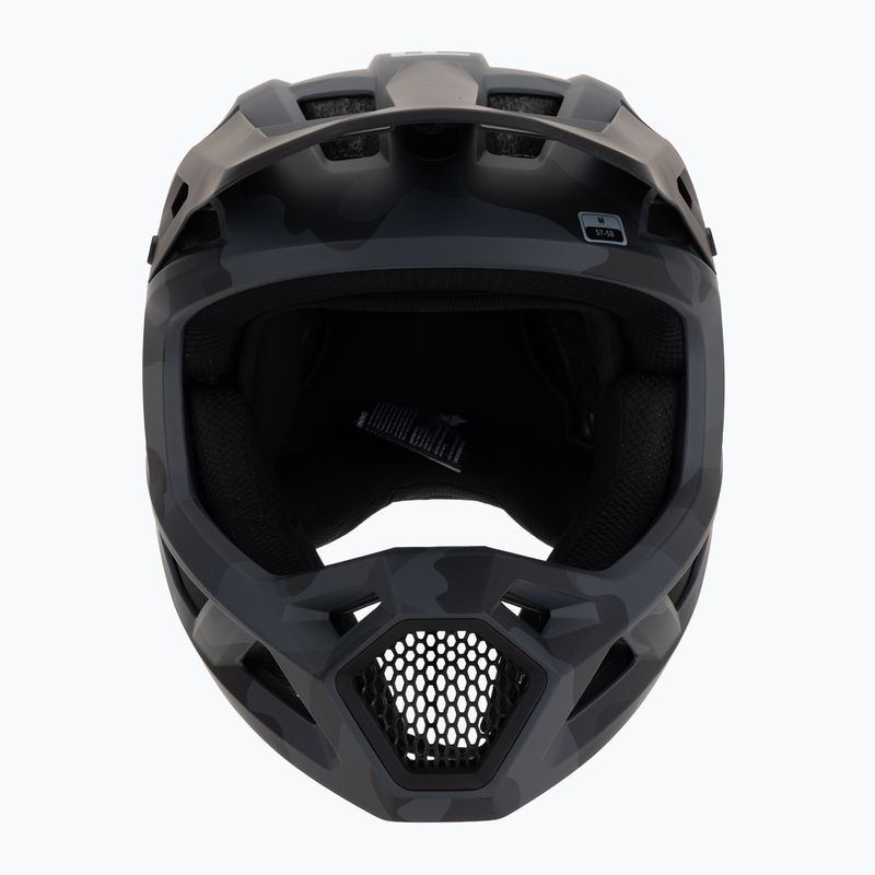 Fox Racing Rampage Camo fekete terepszínű kerékpáros sisak 2