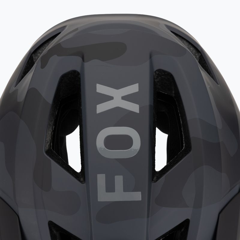 Fox Racing Rampage Camo fekete terepszínű kerékpáros sisak 7