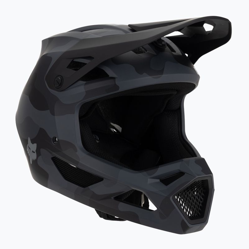 Fox Racing Rampage Camo fekete terepszínű kerékpáros sisak 8
