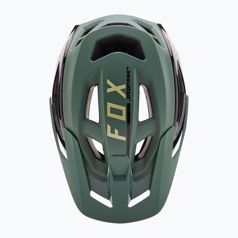 Kerékpáros sisak Fox Racing Speedframe Pro Blocked hunter green 4