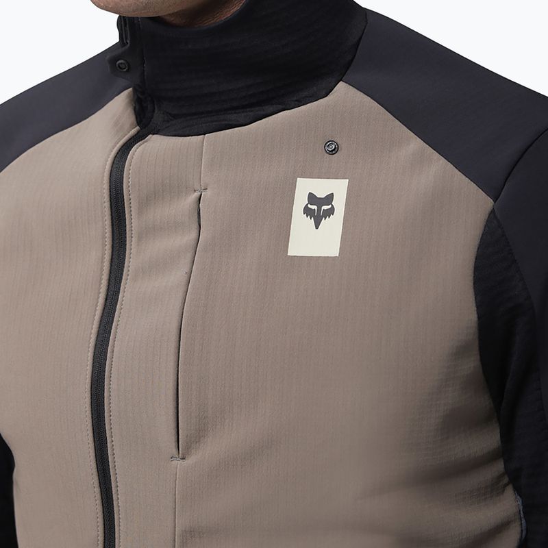 Férfi kerékpáros pulóver Fox Racing Defend Thermal Hoodie ash 3
