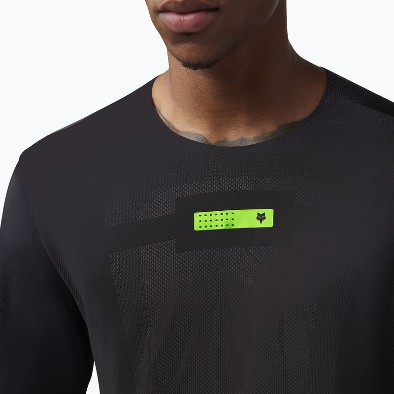 Férfi kerékpáros hosszú ujjú felső Fox Racing Rawtec LS black 3