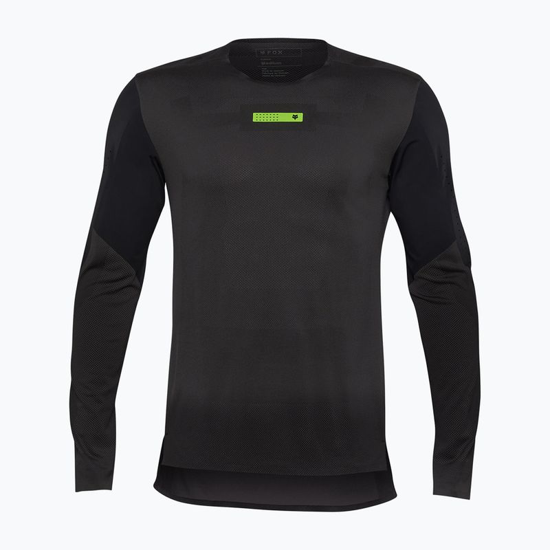 Férfi kerékpáros hosszú ujjú felső Fox Racing Rawtec LS black 7
