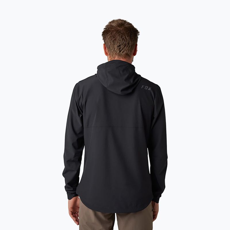 Férfi kerékpáros kabát Fox Racing Ranger Wind Pullover fekete 2