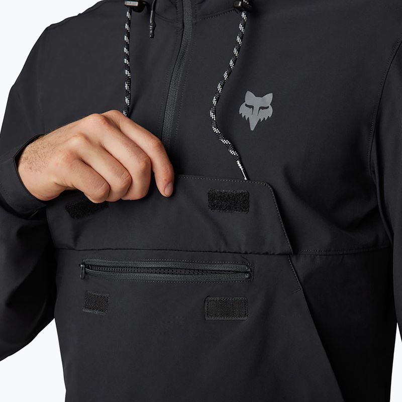 Férfi kerékpáros kabát Fox Racing Ranger Wind Pullover fekete 4