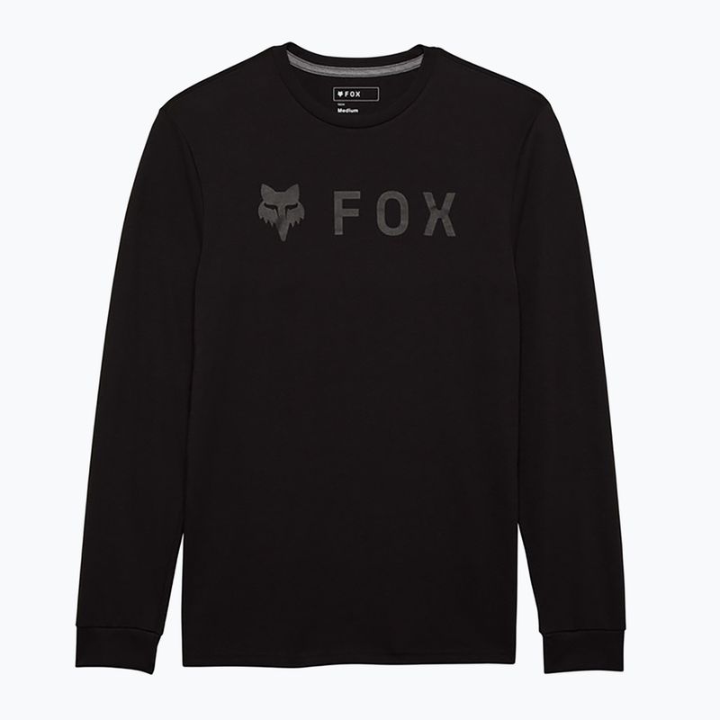 Férfi kerékpáros hosszú ujjú póló Fox Racing Absolute Tech fekete/fekete