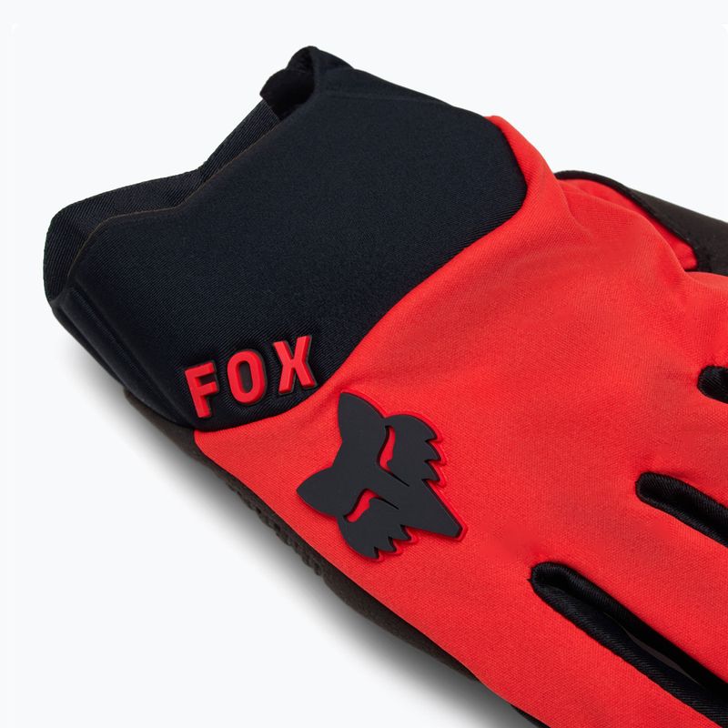 Férfi kerékpáros kesztyű Fox Racing Defend Wind Offroad fluorescent red 4