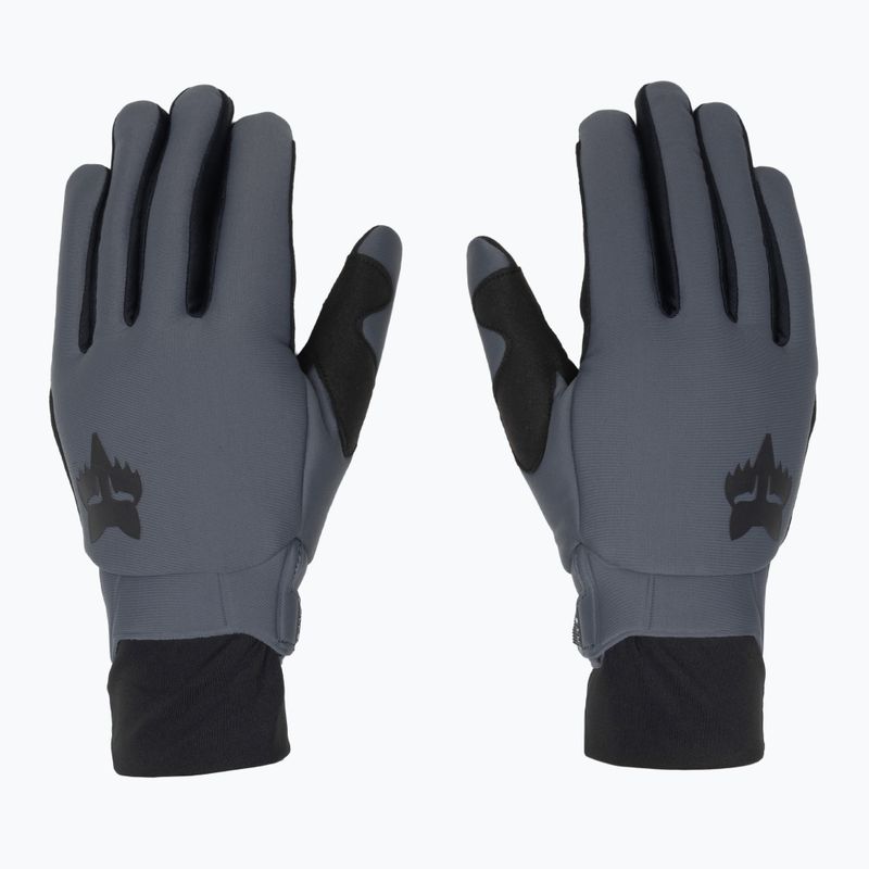 Férfi kerékpáros kesztyű Fox Racing Defend Thermo graphite 2