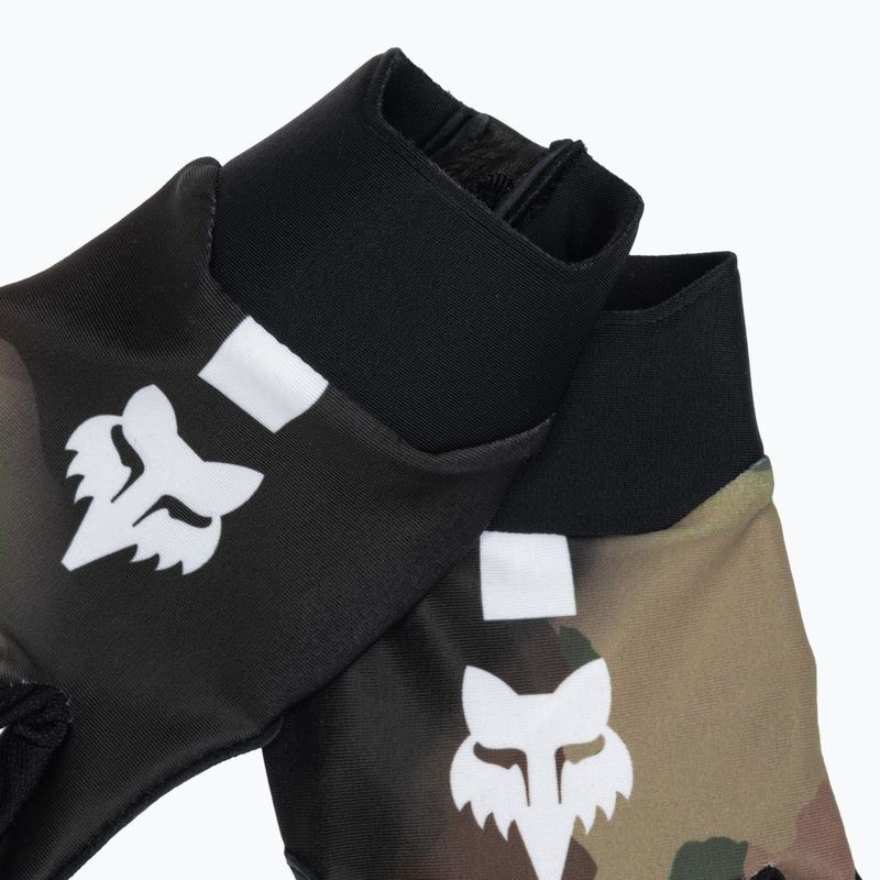 Férfi kerékpáros kesztyű Fox Racing Flexair GM green camo 4