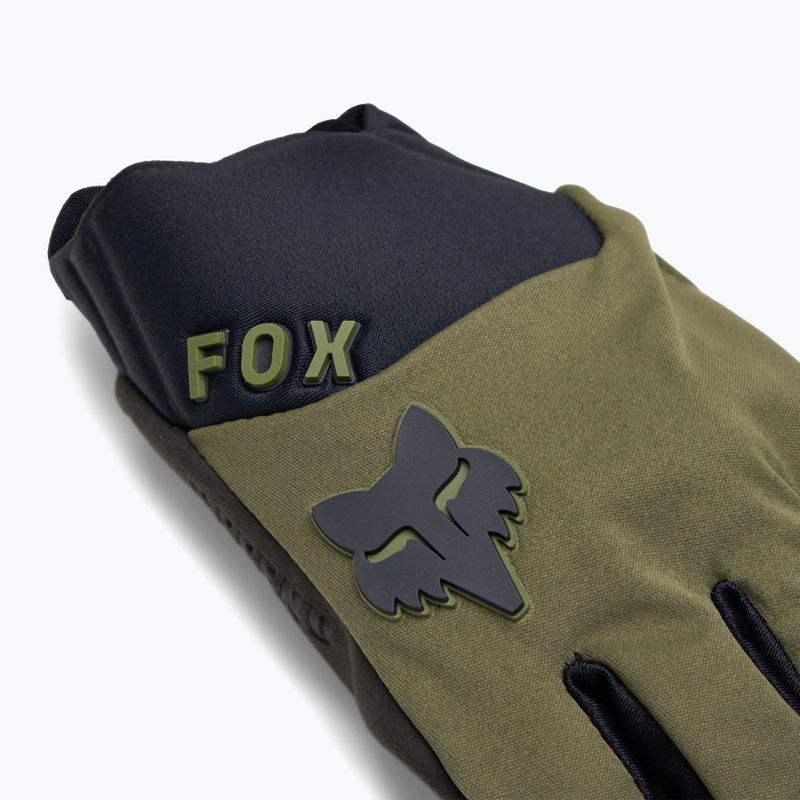 Férfi kerékpáros kesztyű Fox Racing Defend Wind Offroad olive green 4