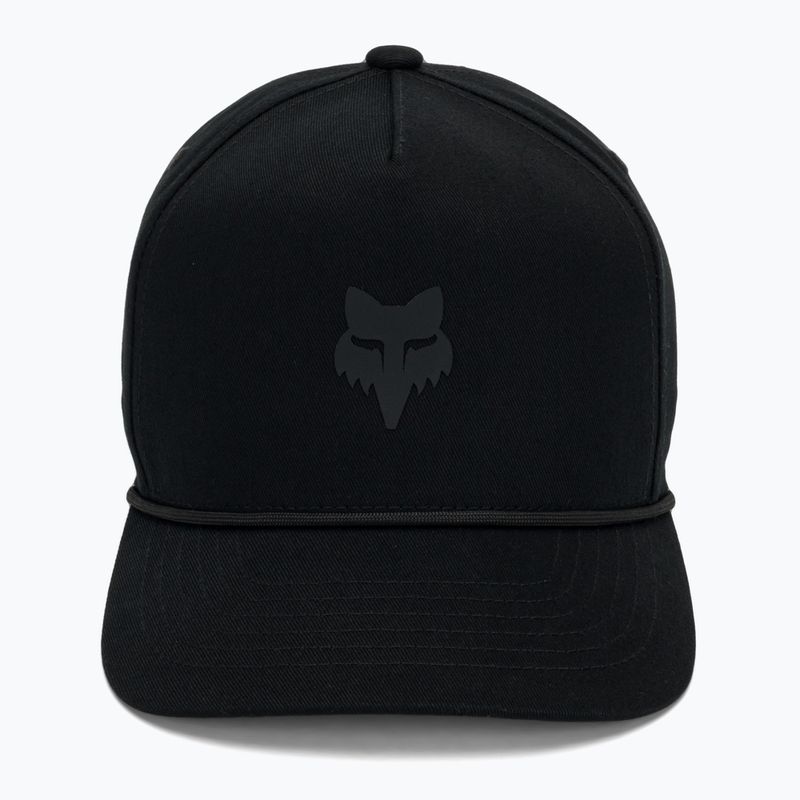 Férfi ellenzős sapka Fox Racing Fox Head Rope Hat black/black 2