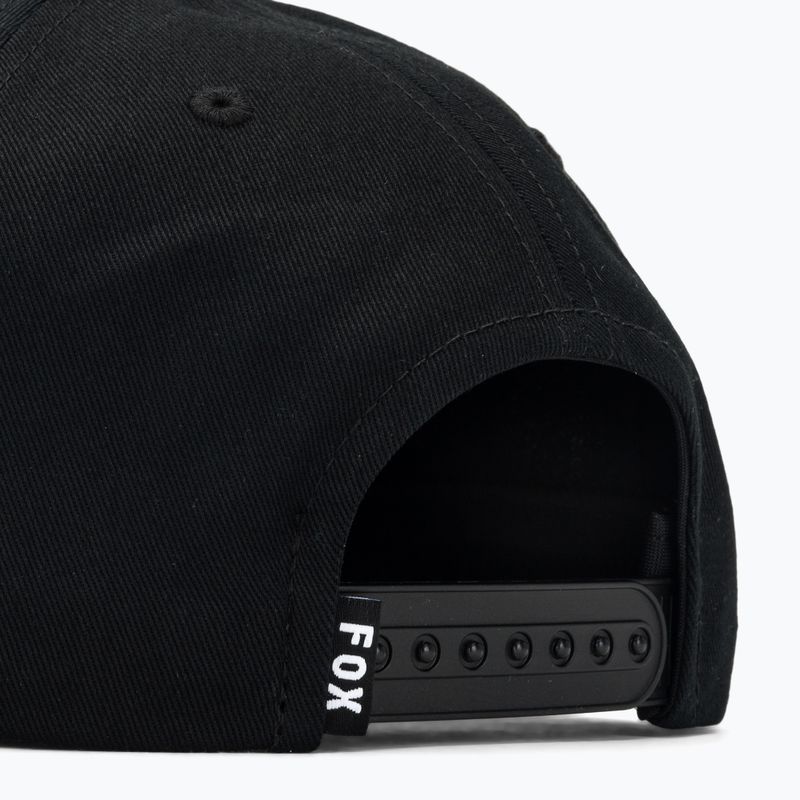 Férfi ellenzős sapka Fox Racing Fox Head Rope Hat black/black 4