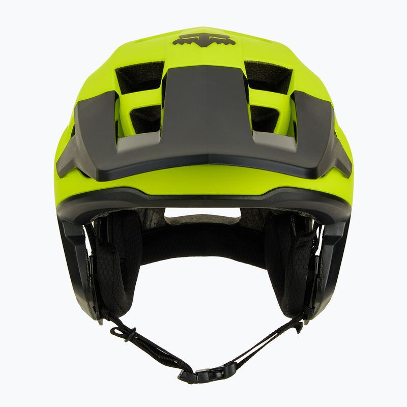 Fox Racing Dropframe kerékpáros sisak fluoreszkáló sárga 2