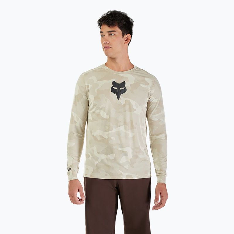 Férfi kerékpáros hosszú ujjú Fox Racing Ranger Tru Dri krém