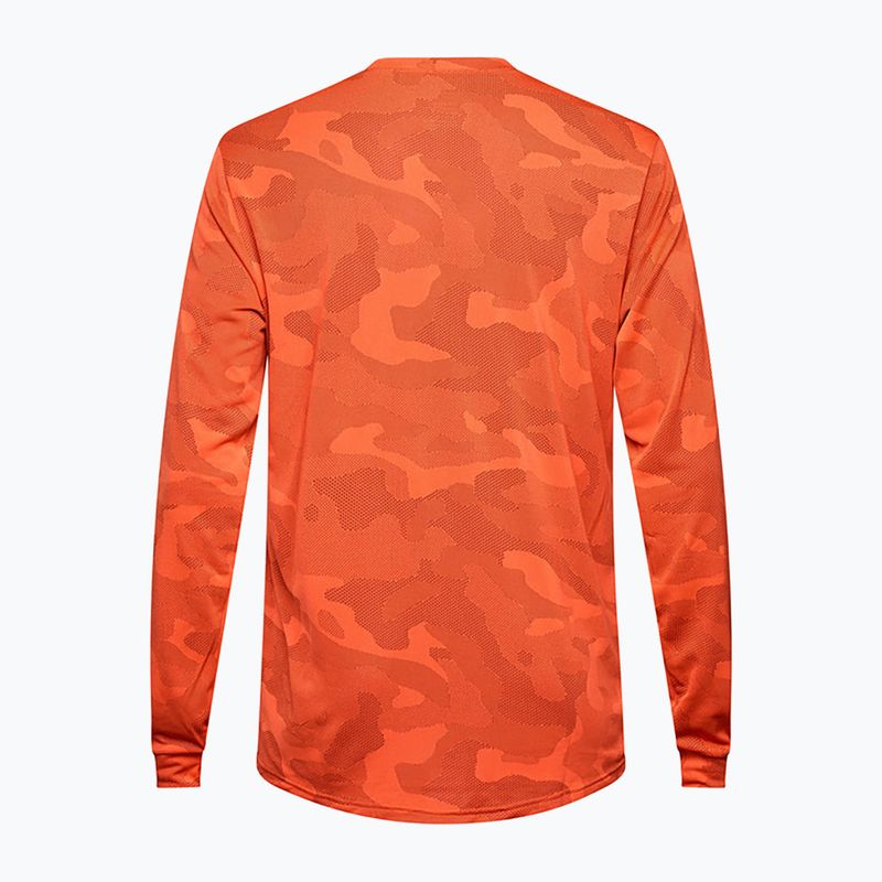 Férfi kerékpáros hosszú ujjú Fox Racing Ranger Tru Dri vérnarancs 2