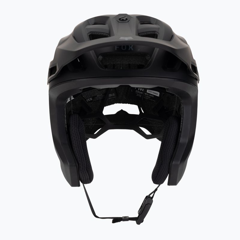 Fox Racing Dropframe Pro Grid fekete kerékpáros sisak 2