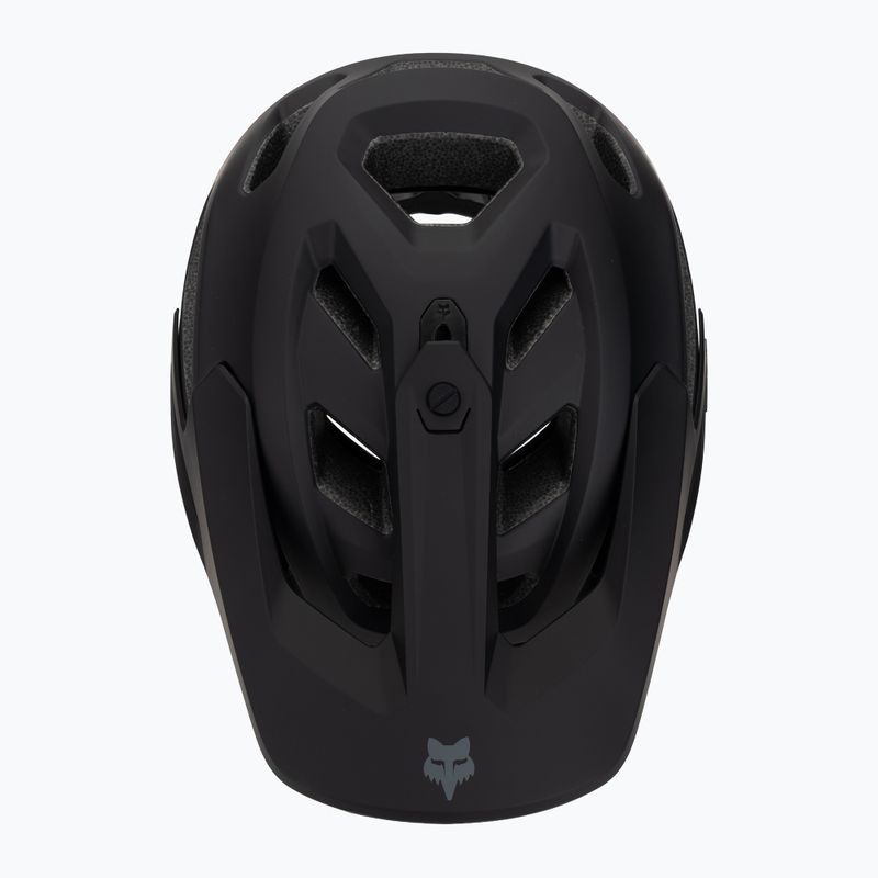 Fox Racing Dropframe Pro Grid fekete kerékpáros sisak 6
