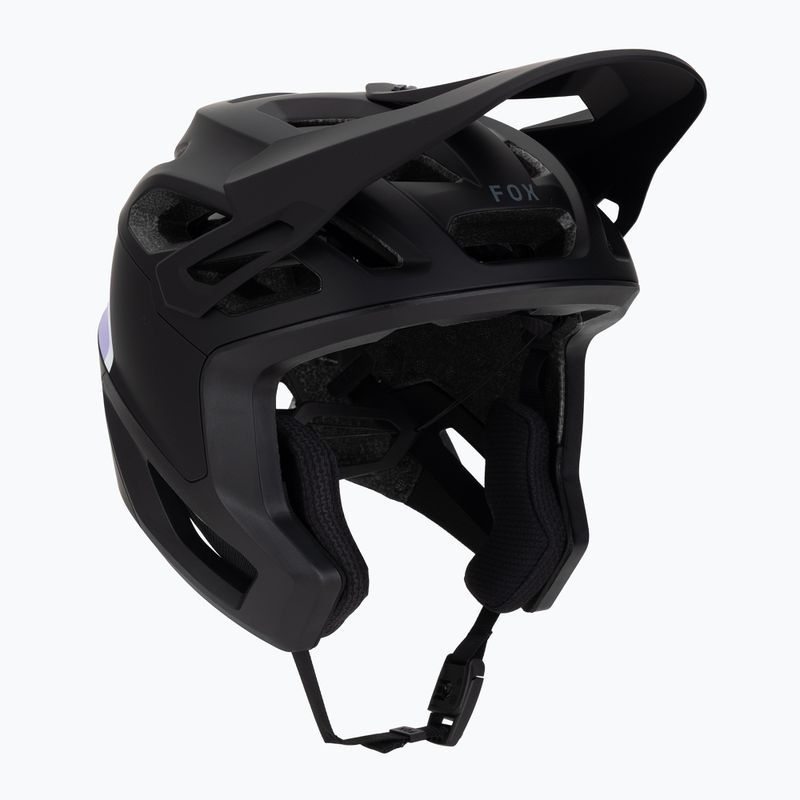 Fox Racing Dropframe Pro Grid fekete kerékpáros sisak 8