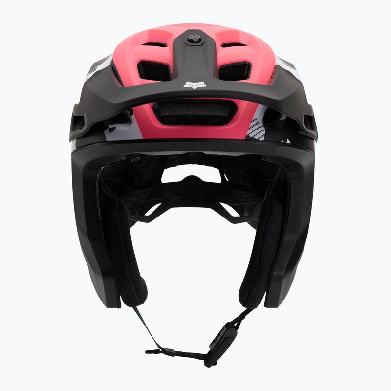 Fox Racing Dropframe Pro Digi Image fekete/fehér kerékpáros sisak 2