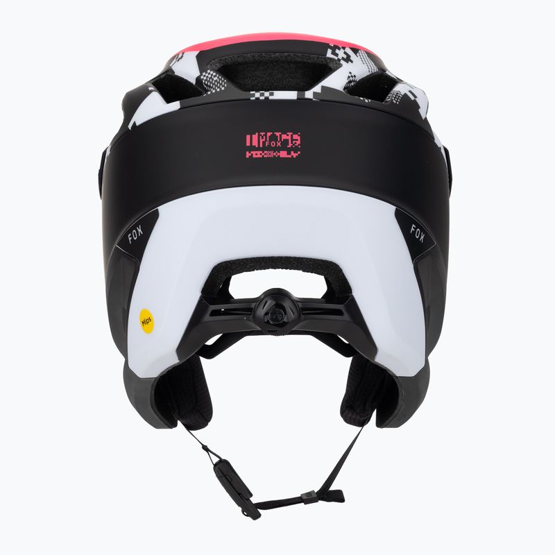 Fox Racing Dropframe Pro Digi Image fekete/fehér kerékpáros sisak 4