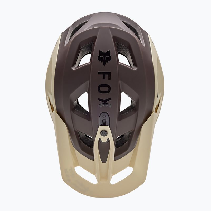 Fox Racing Speedframe 5050 krémszínű kerékpáros sisak 4