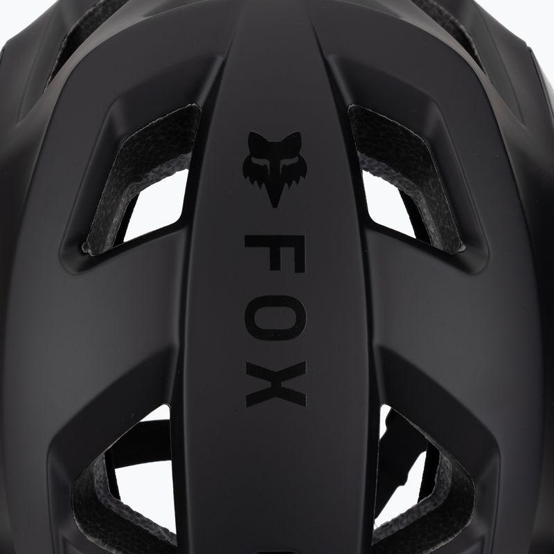 Fox Racing Speedframe Pro matt fekete kerékpáros sisak 7