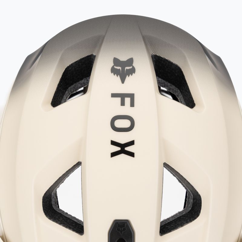 Fox Racing Speedframe Pro Backfade krémszínű kerékpáros sisak 7