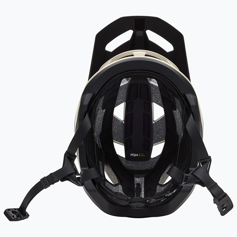 Fox Racing Speedframe Pro Defy krémszínű kerékpáros sisak 5