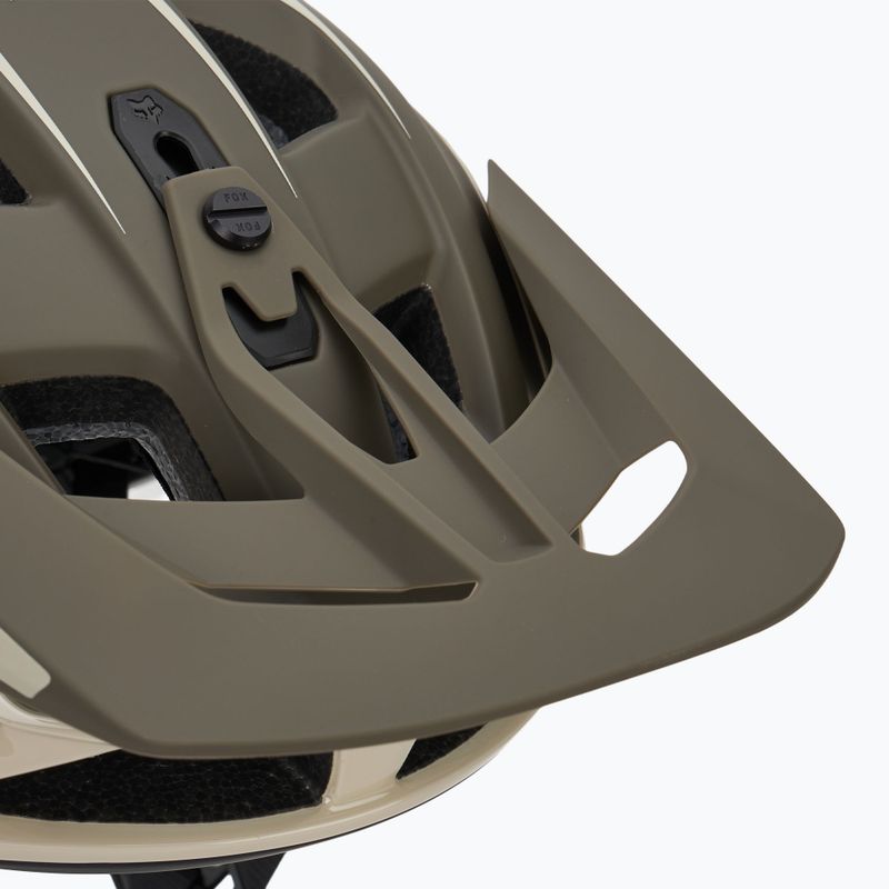 Fox Racing Speedframe Pro Defy krémszínű kerékpáros sisak 7