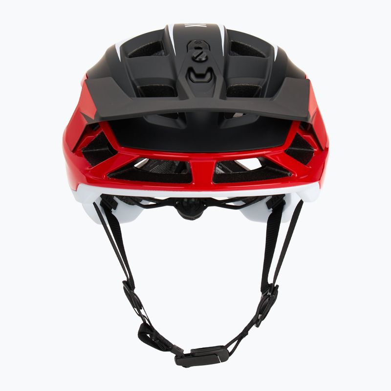 Fox Racing Speedframe Pro Defy fluoreszkáló piros kerékpáros sisak 2