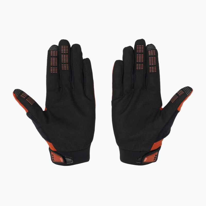 Férfi kerékpáros kesztyű Fox Racing Ranger nyereg barna 3