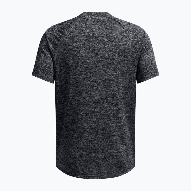 Under Armour Tech 2.0 férfi edzőpóló fekete/fekete 4