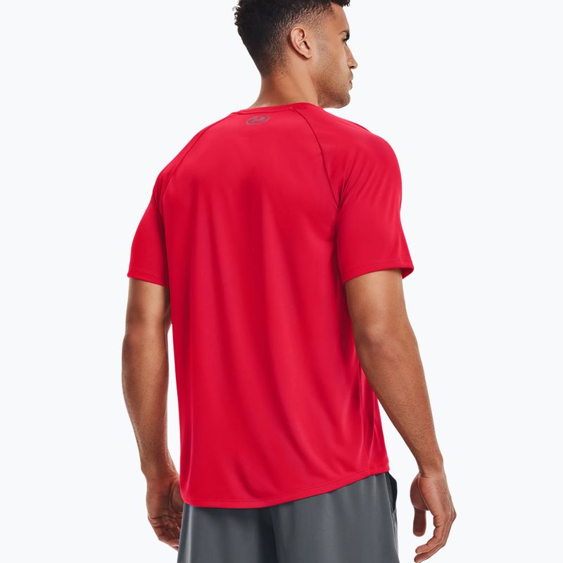 Under Armour Tech 2.0 SS Tee 600 férfi edzőpóló piros 1326413 2