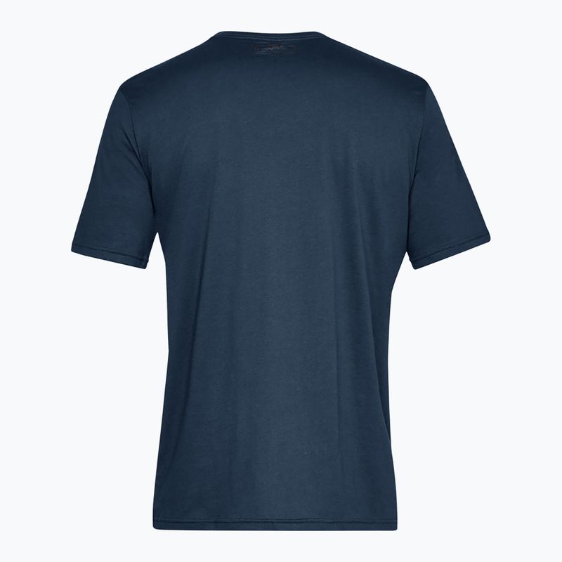 Férfi póló Under Armour Sportstyle Left Chest academy/fekete 2