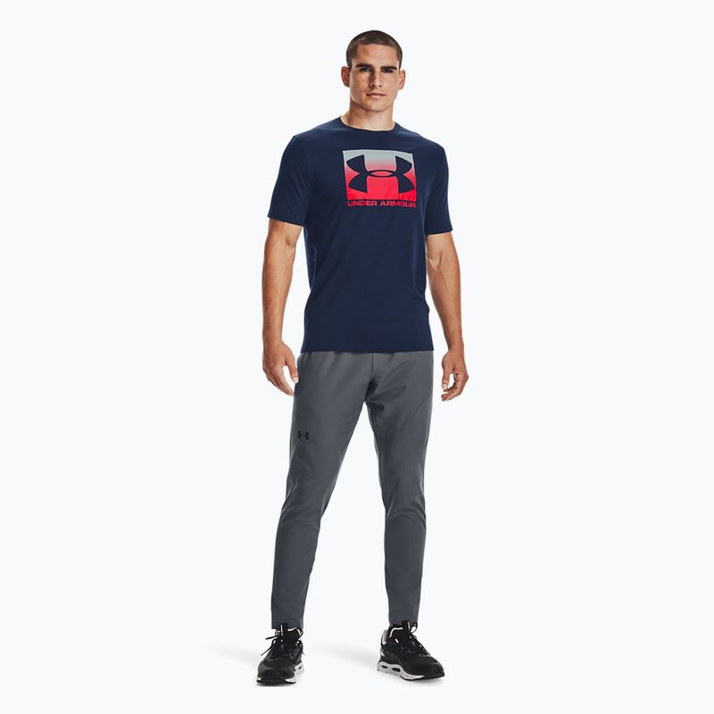 Férfi Under Armour Boxed Sportstyle edzőpóló tengerészkék 1329581-408 2